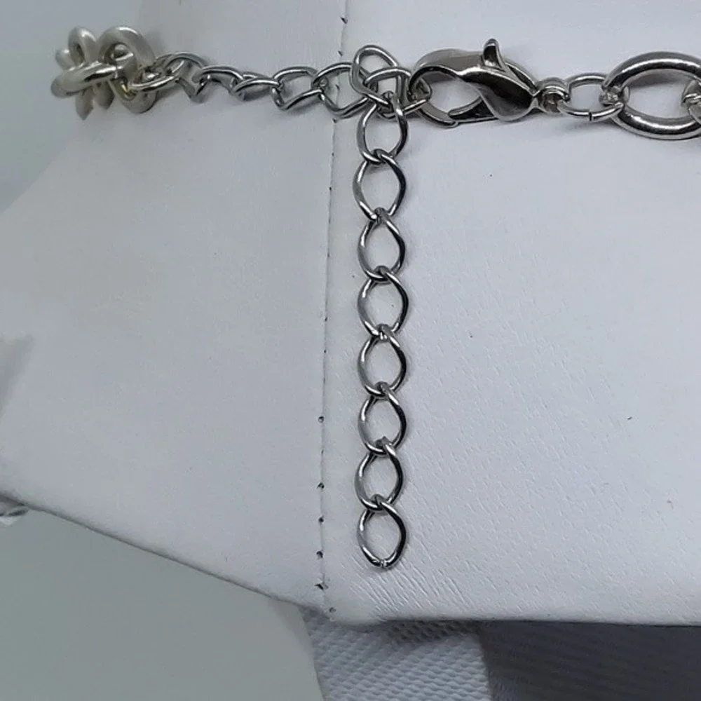 Brown‎ disc's dangle necklace